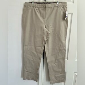 Tan Straight-Leg Pants JM collection 18